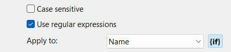 Click button to set condition for when method should be applied