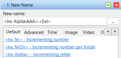 IncAlpha tag with multiple digits