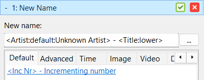 Tag modifiers