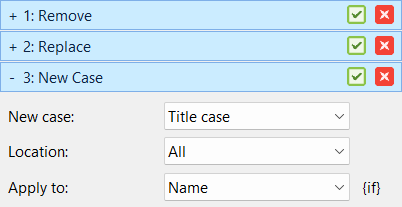 Screenshot showing how to clean filenames of downloaded files, step 3